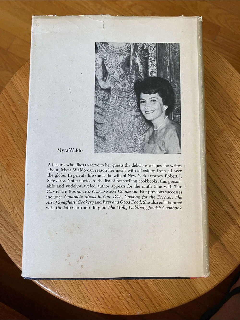 VTg 1967 First Ed.  The Complete Round the World Meat Cookbook - By Myra Waldo